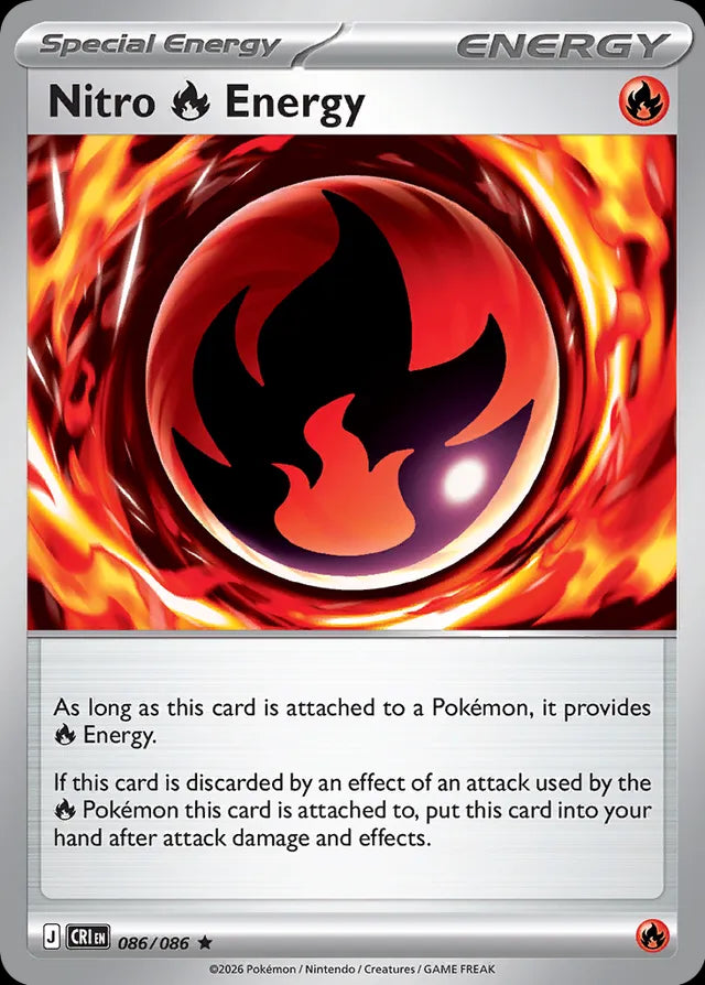 Chaos Rising Holo Nitro Energy #086/86